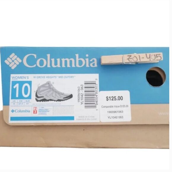 Columbia Women’s OutDry Waterproof Ankle Boots Size 10 Outdoor Hiking Climbin